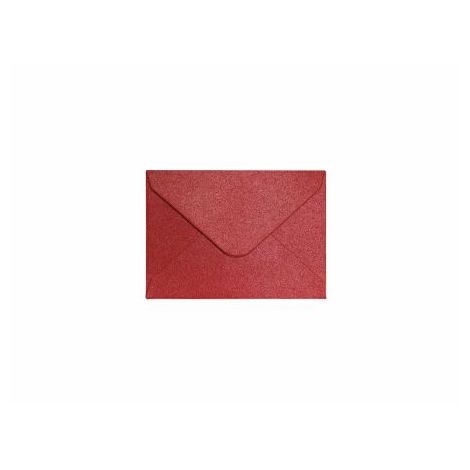 Koperta Argo 70x100mm Perłowa Czerwona 150g, 1szt